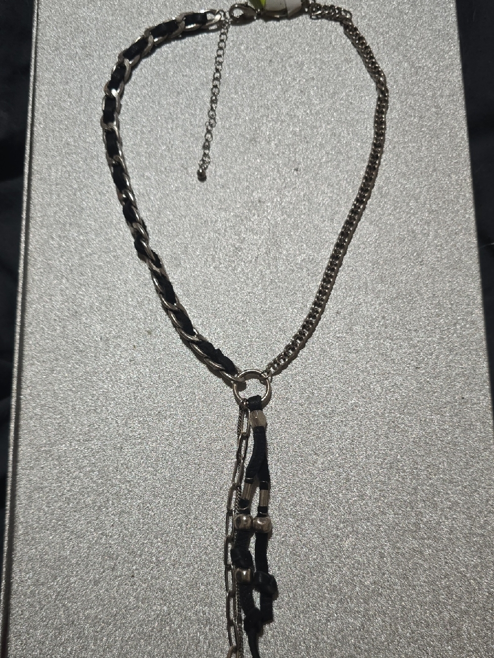 ❇️Free People DISCONTINUED Lariat Boho Suede Leather Necklace NWT